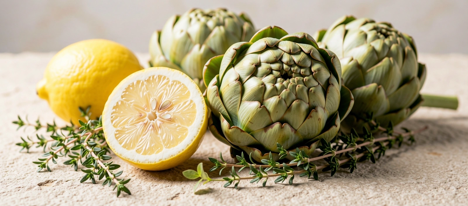 Ingredientes mediterráneos frescos